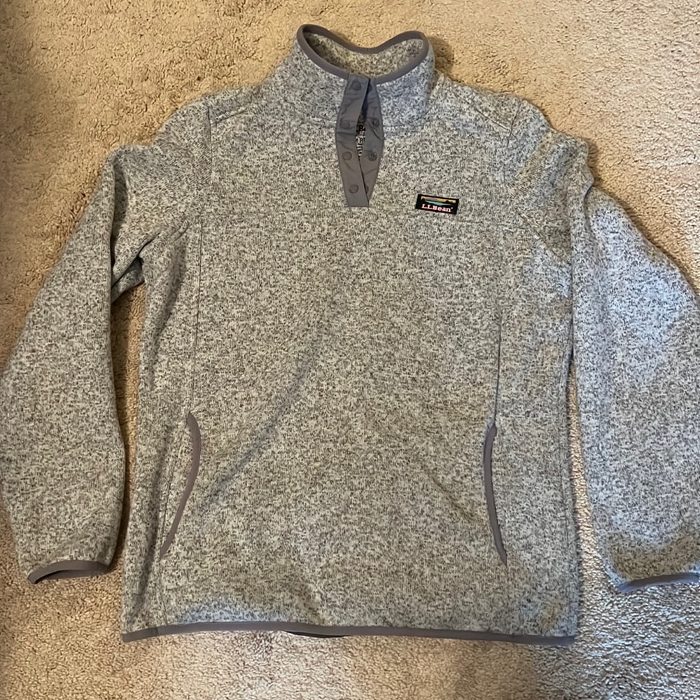 L.L Bean Sweater Fleece Pullover